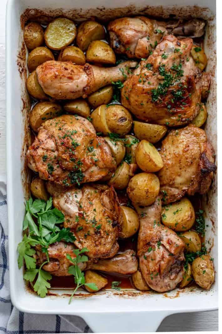One Pan Chicken and Potatoes 6 709x1065 1