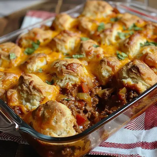 How to Make Quick and Delicious Sloppy Joe Biscuit Casserole - PST-Algerie