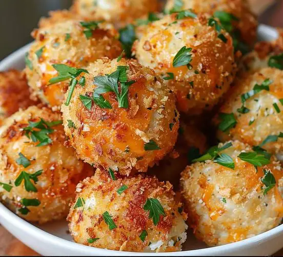 Cheesy Tuna Melt Balls