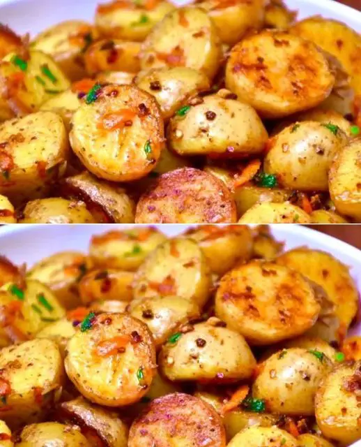 Scrumptious Garlic Potatoes