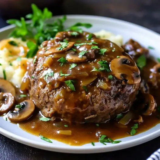 Slow Cooker Salisbury Steak