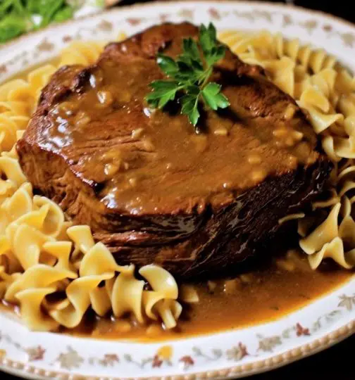 Slow Cooker Roast with Gravy