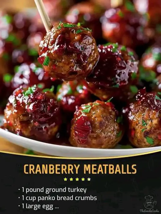 Cranberry Meatballs