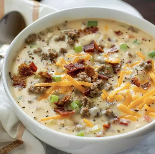 How to Make A Family Favorite Creamy Cheeseburger Soup