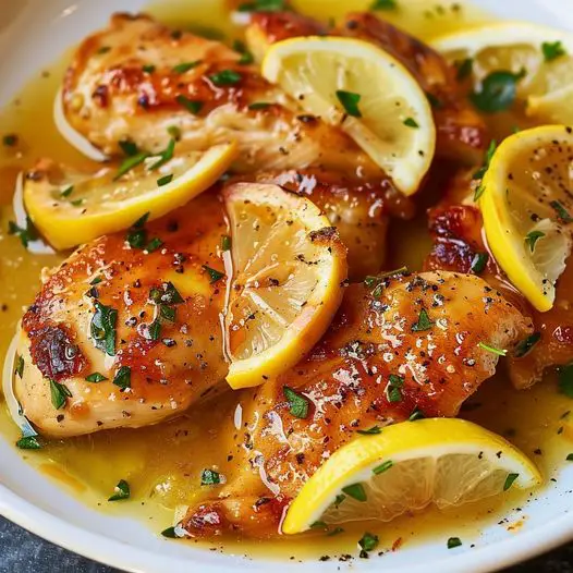 How To Make Lemon Chicken Recipe with Butter Sauce