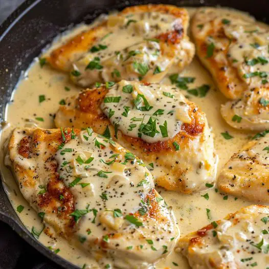 How To Make Quick and Simple Creamy Garlic Chicken