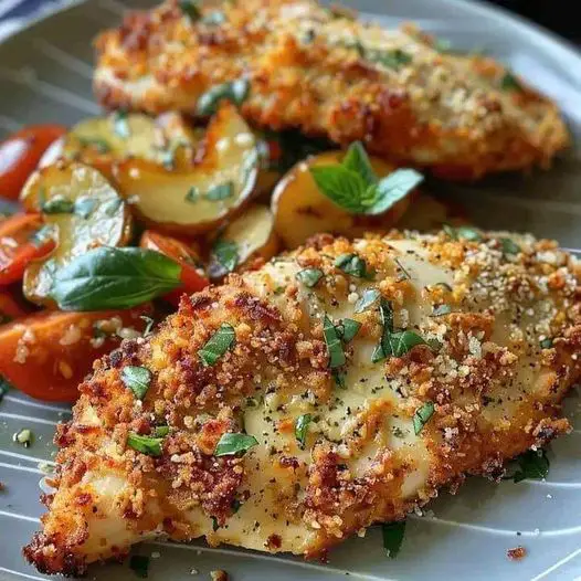 PARMESAN CRUSTED CHICKEN