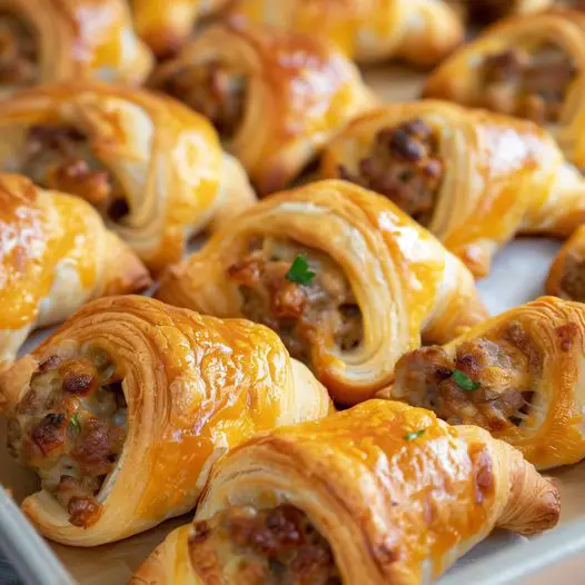 Sausage and Cream Cheese Crescent Rolls: A Delightful Appetizer or Snack