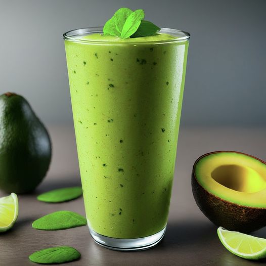 Keto Avocado Spinach Smoothie