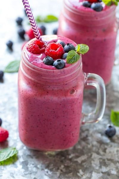 Berry-Vanilla Smoothie