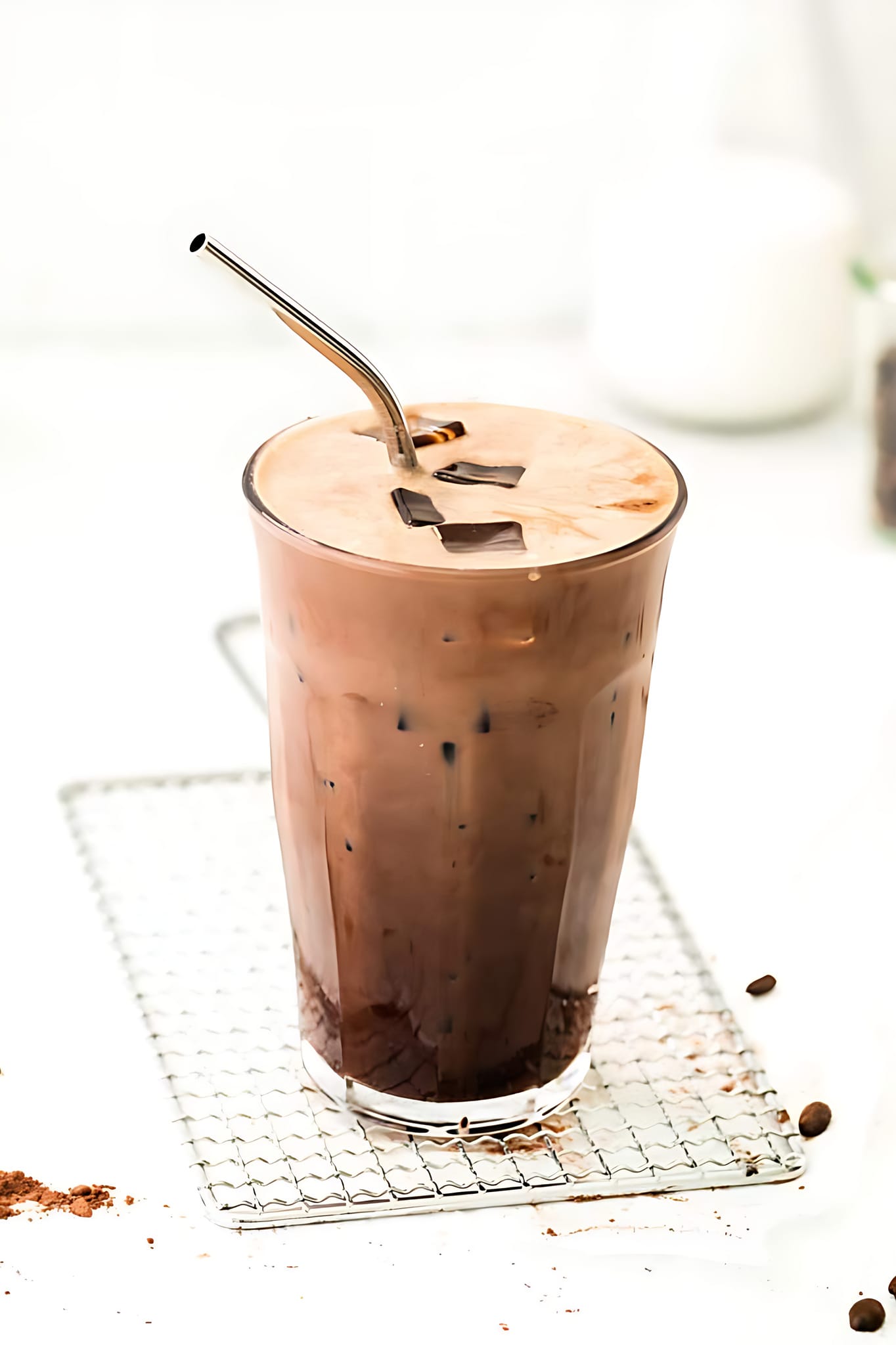 Easy Iced Mocha Recipe | Healthy Starbucks Copycat Vegan