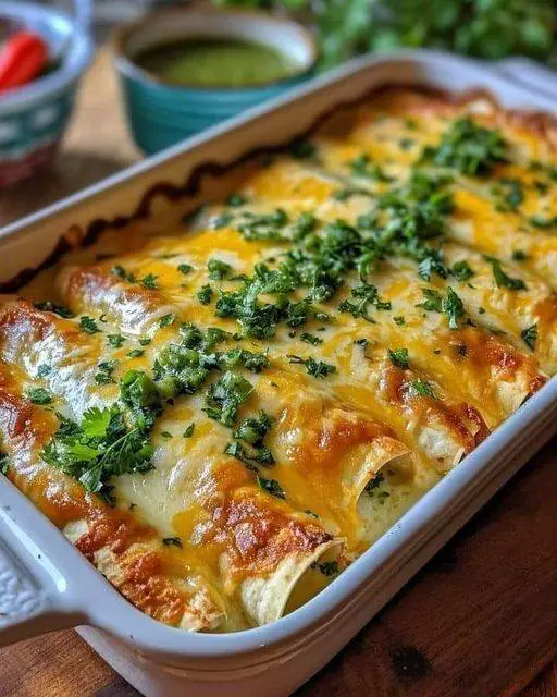 Cream Cheese Chicken Enchiladas