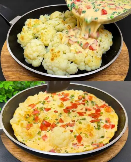 Cauliflower and Egg Skillet