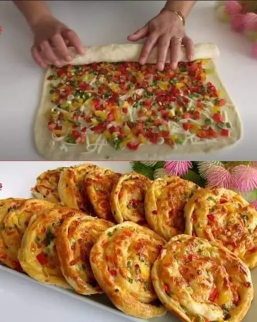 Homemade Veggie-Filled Dough: A Delicious and Versatile Dish