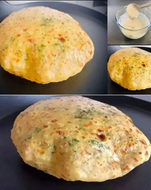 Garlic Paratha Recipe with Liquid Dough in 5 Minutes | No Rolling No Kneading