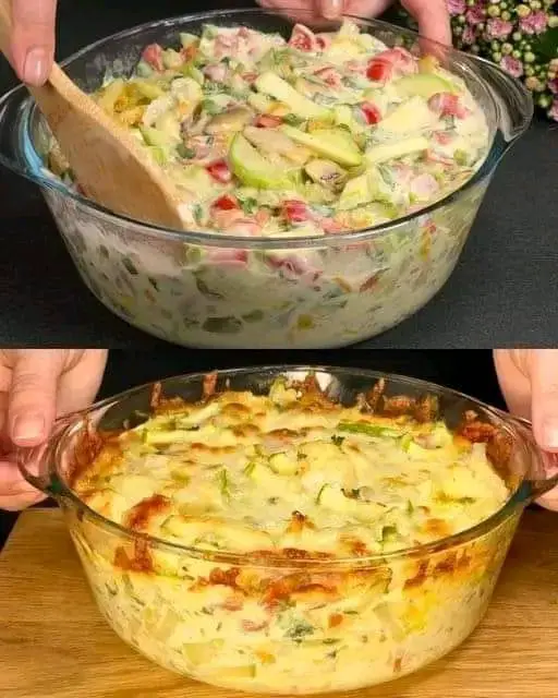 Cauliflower and Vegetable Bake