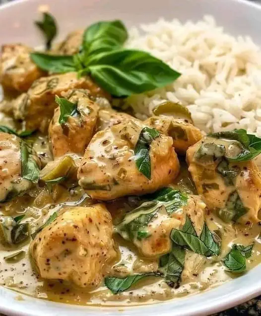 Coconut Basil Chicken Delight