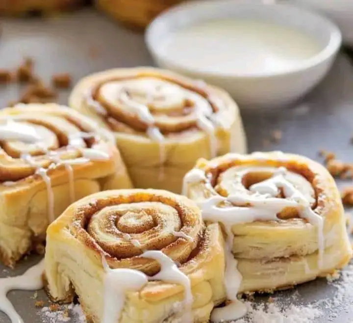 Pie Crust Cinnamon Rolls