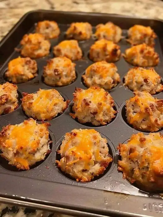 Crispy Hashbrown and Sausage Bites