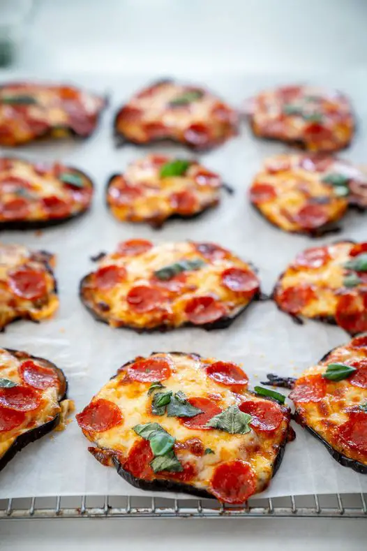 Eggplant Pizzas