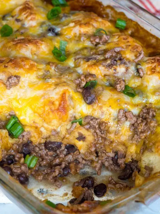 Bubble Up Enchilada Bake