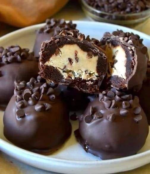 Chocolate-Covered Cookie Dough Truffles