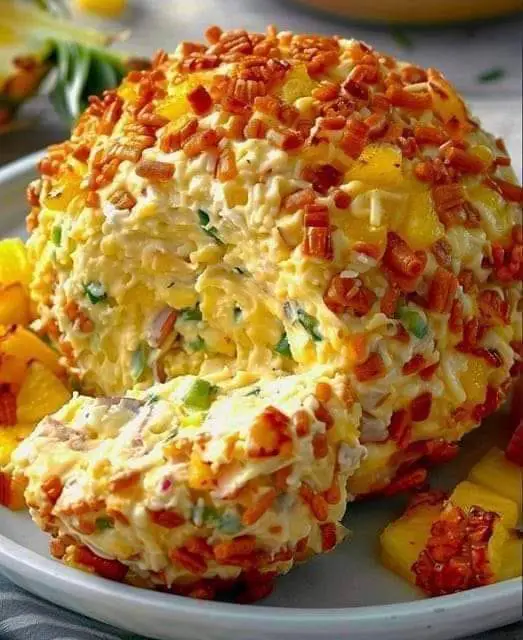 Heavenly Pineapple Cheeseball August 15, 2024 by Admin