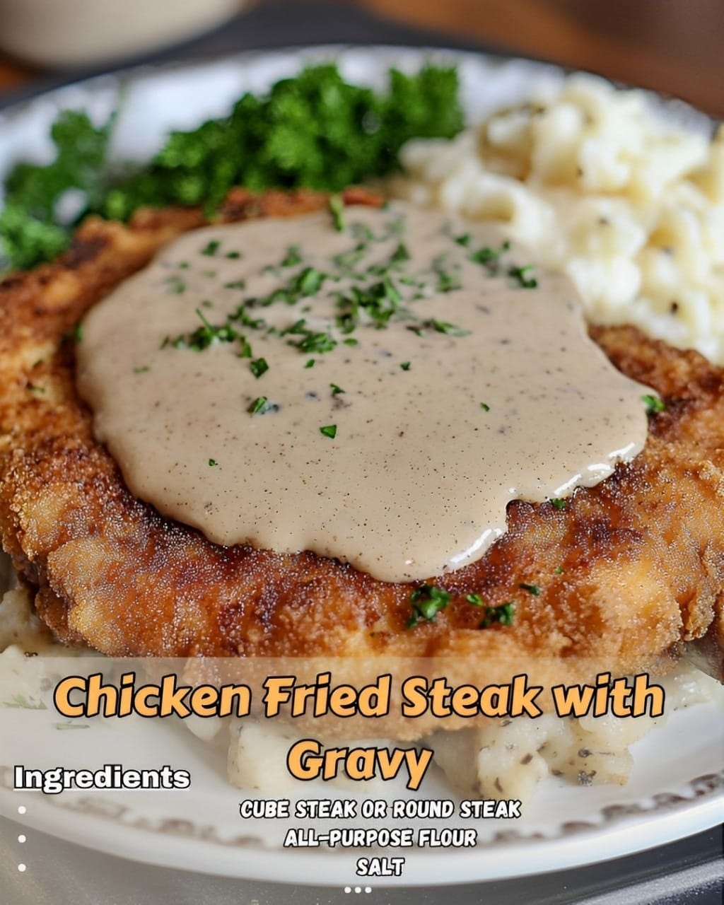 Chicken Fried Steak with Gravy