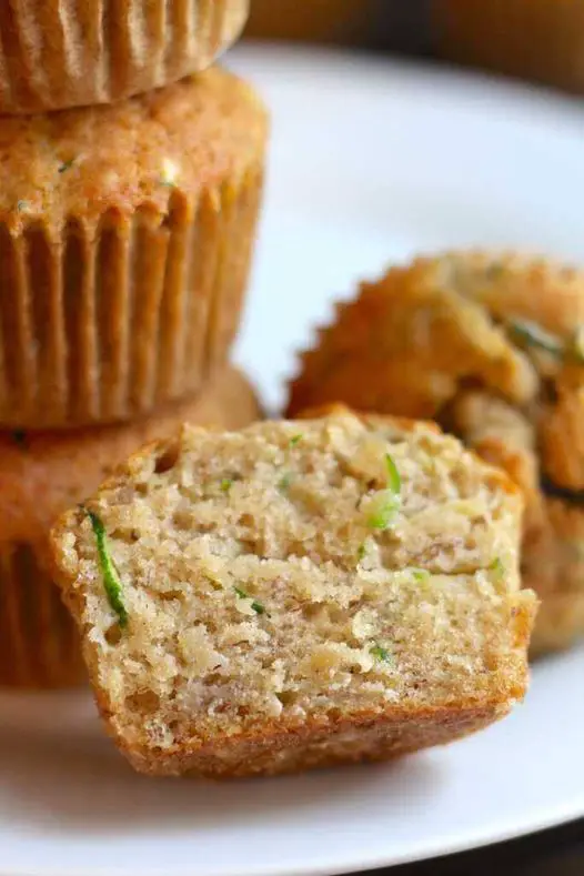 Zucchini Banana Muffins