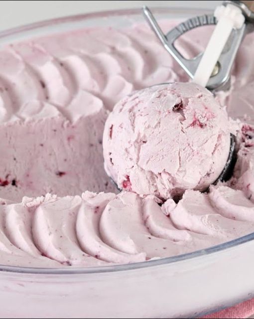 Blueberry Jam Ice Cream