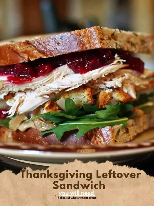 Thanksgiving Leftover Sandwich