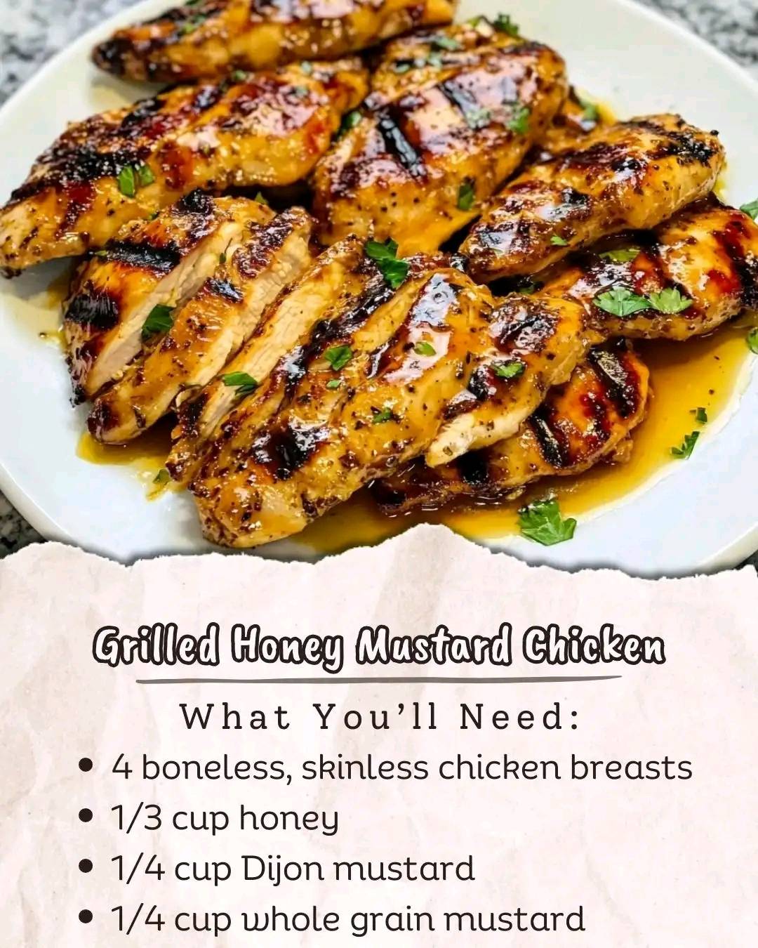 Grilled Honey Mustard Chicken