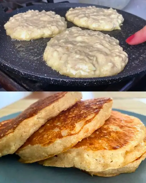 Apple Oat Pancakes Recipe