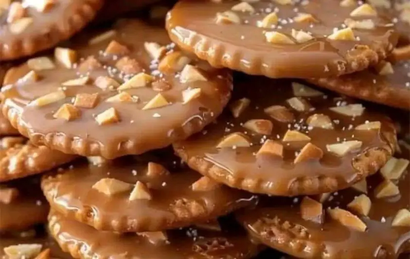 Caramel Peanut Ritz Cracker Treats