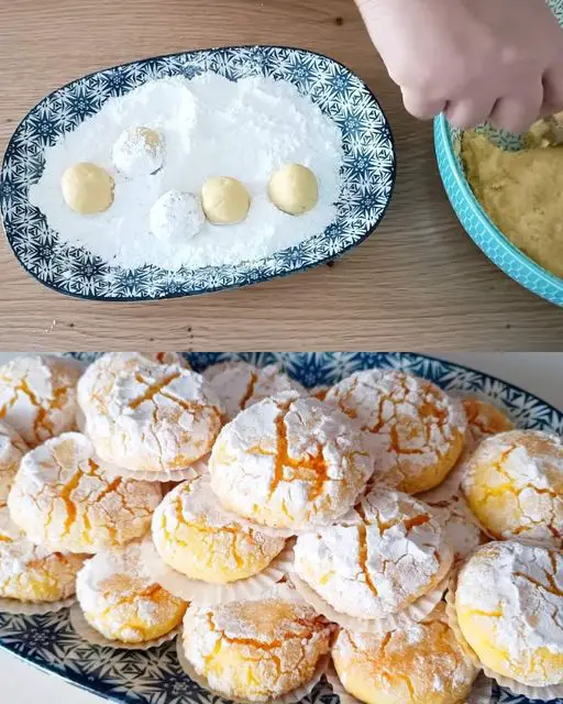 Lemon Biscuit Balls Recipe