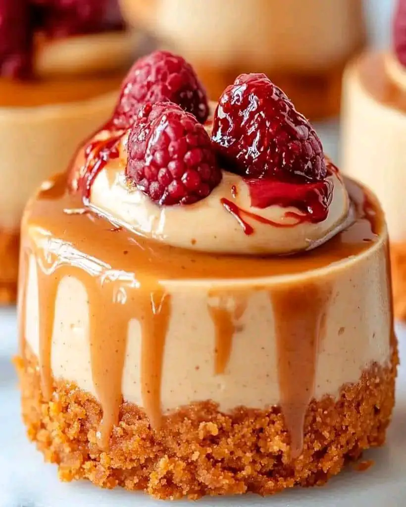 Decadent Caramel Panna Cotta with Luscious Raspberry Drizzle