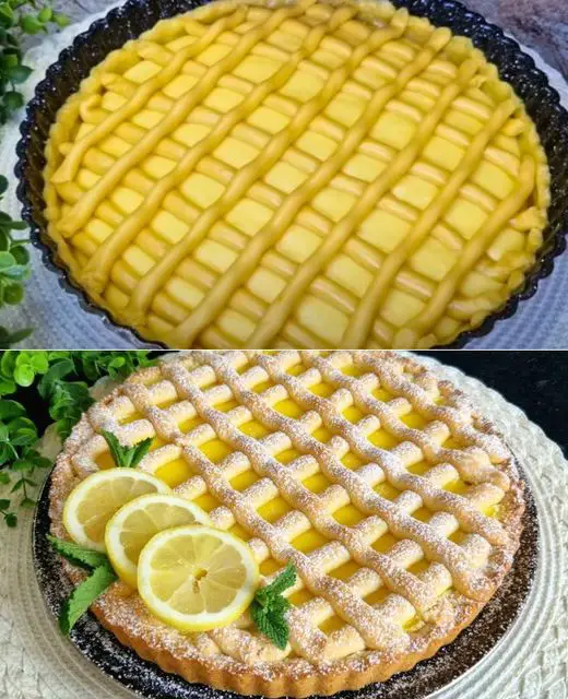 Lemon Lattice Tart Recipe