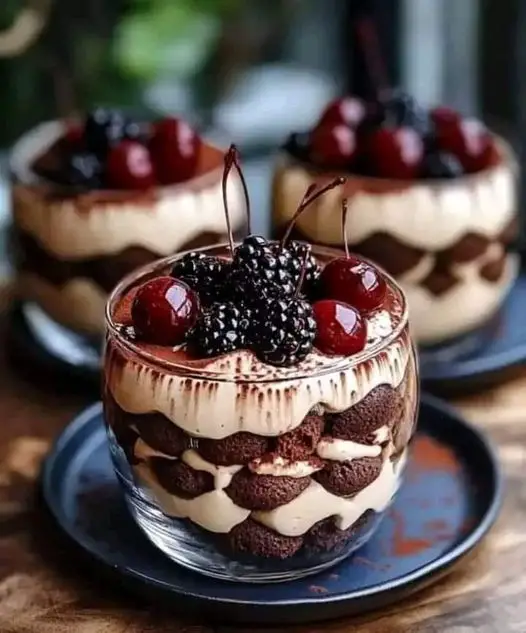 Black Forest Tiramisu