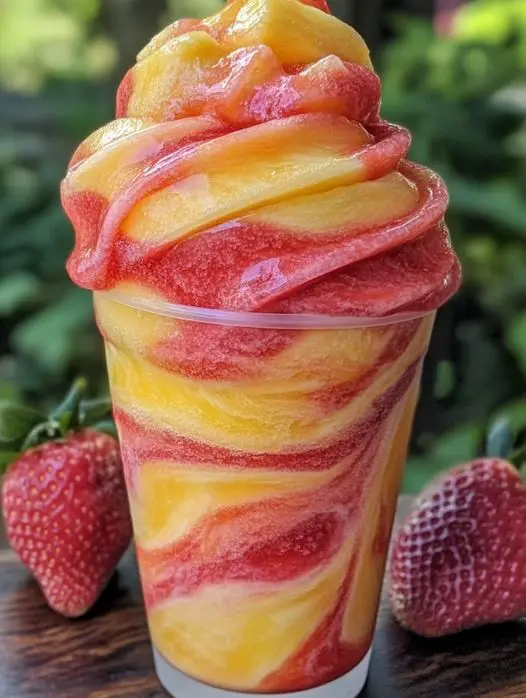 Pineapple Strawberry Swirled Slushies: A Refreshing and Vibrant Summer Treat