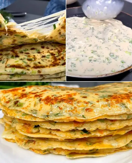 Milk Flatbreads with Cheese and Herbs