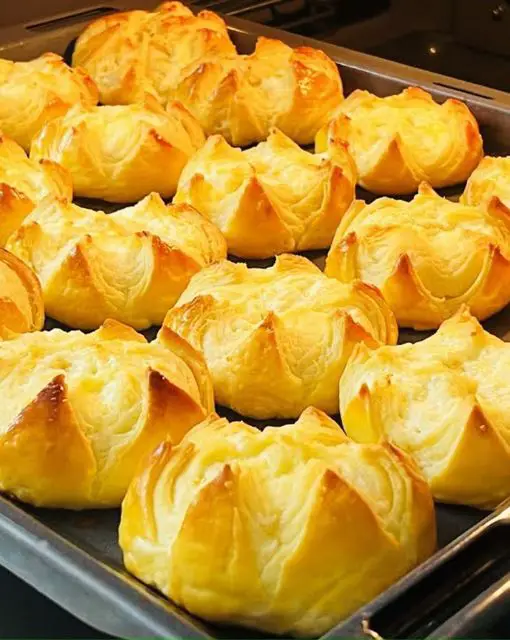 Cheese and Cottage Cheese Filled Buns