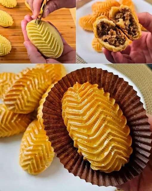 Walnut-Filled Butter Cookies Recipe