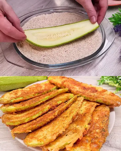 Crispy Zucchini Parmesan