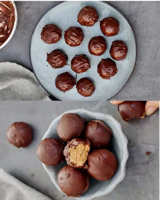 Chocolate Covered Peanut Butter Balls