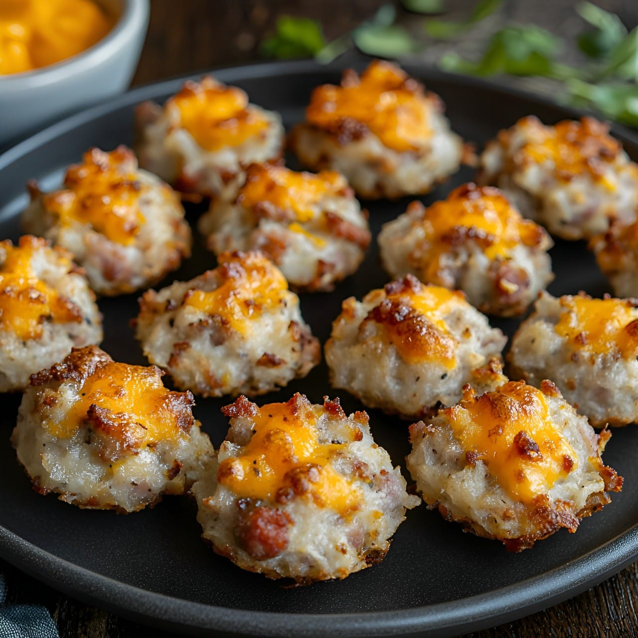 Crispy Hashbrown and Sausage Bites