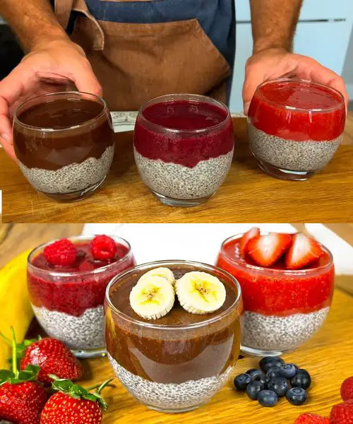 Chia Pudding in 3 Varieties: Healthy and Tasty Breakfast