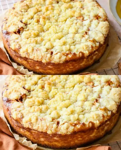 Apple Crumble Cheesecake