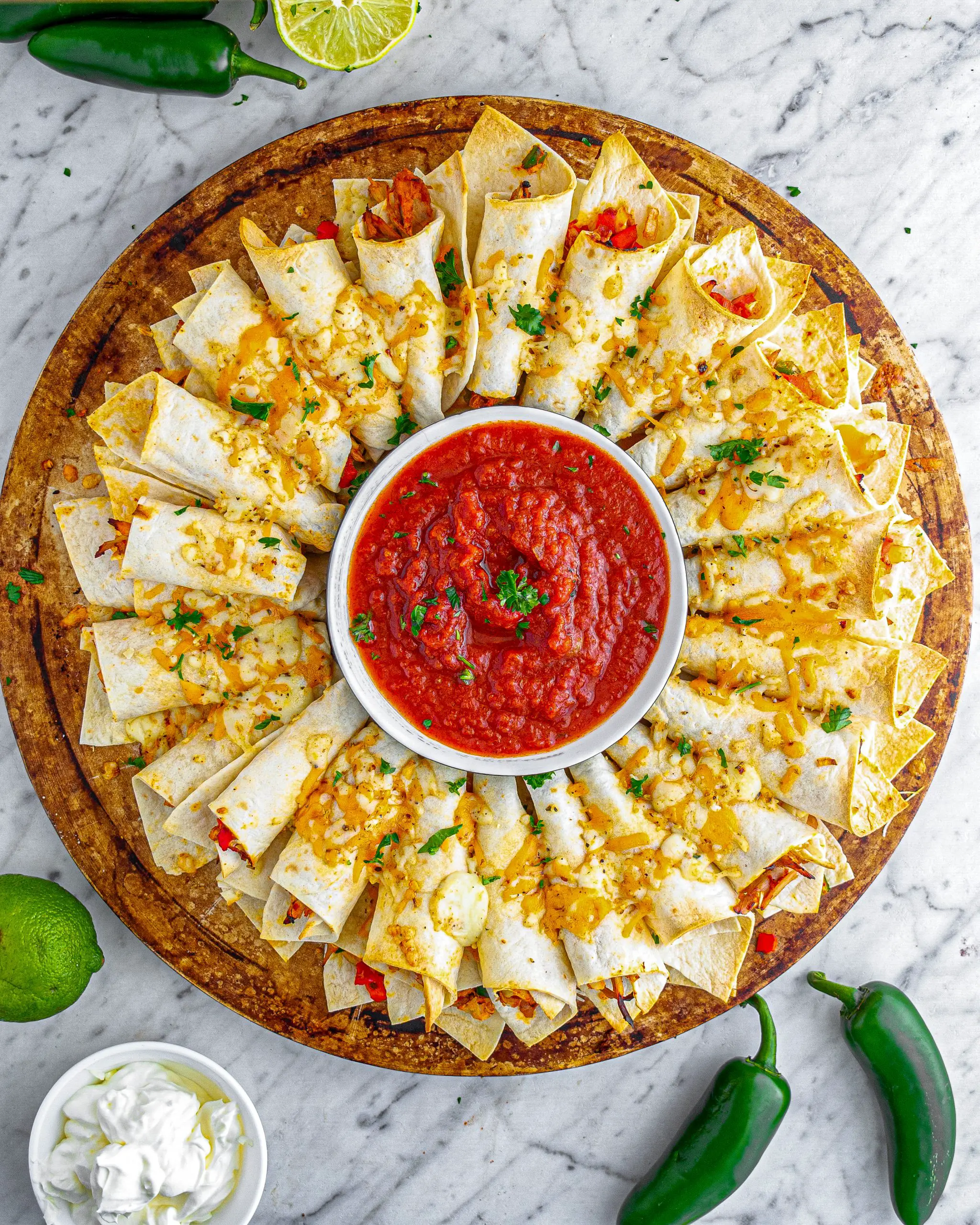 Blooming Quesadilla Ring