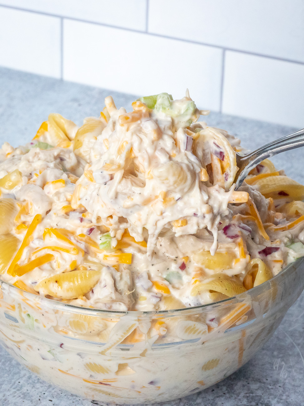 Chicken Pasta Salad Vertical 4