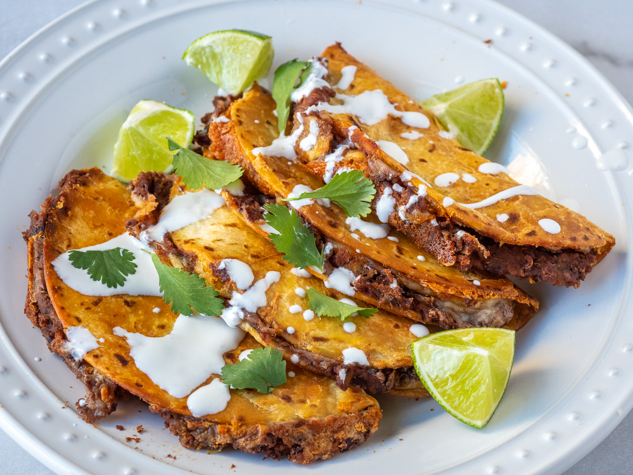 Crispy Black Bean Tacos